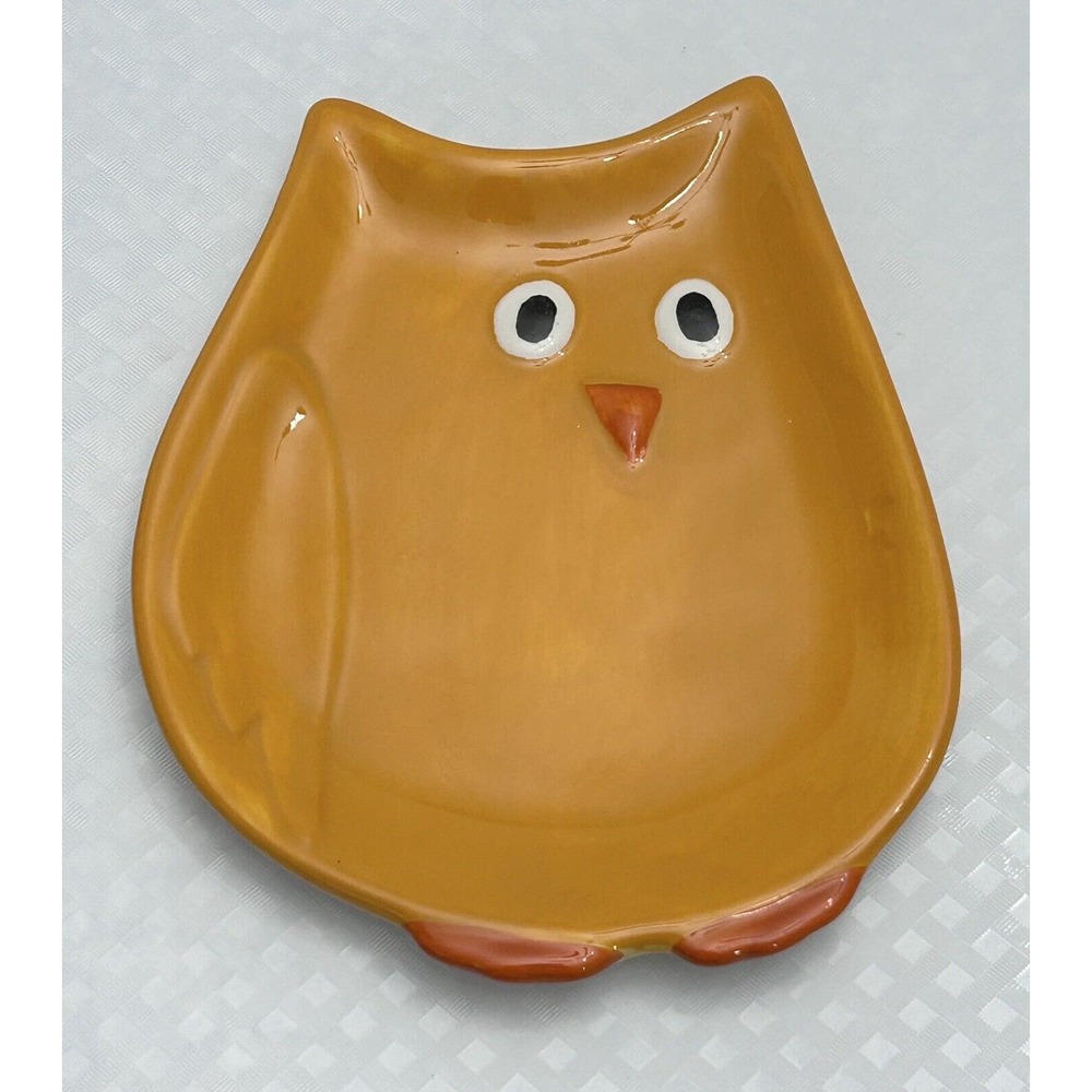 Set/4 RETIRED 6 3/8” Night Owl Snack Appetizer Plates - Picture 4 of 10